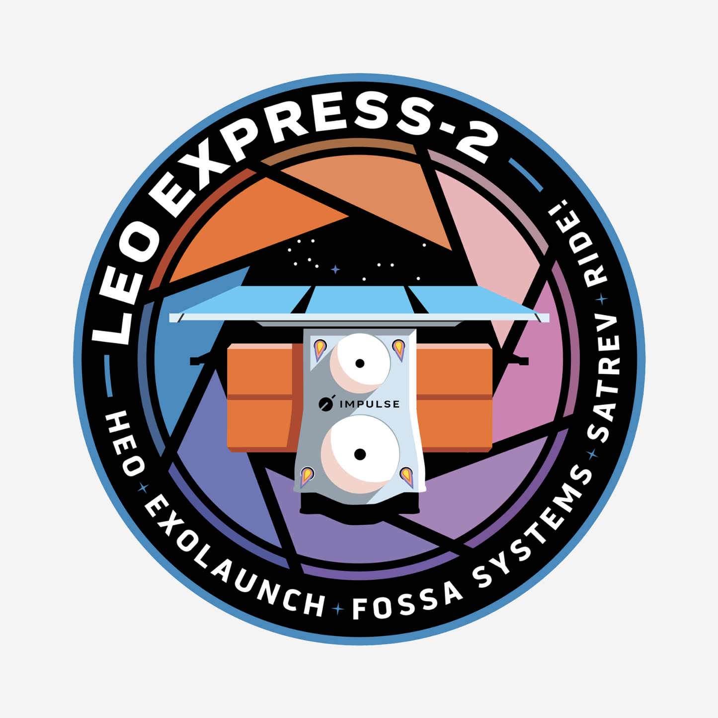 LEO-2 Mission Patch