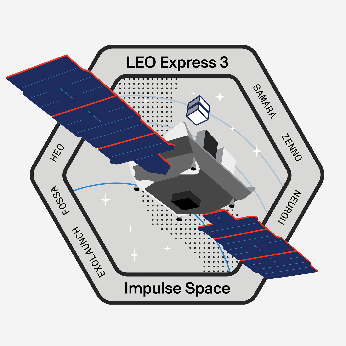 LEO-3 Express Mission Patch